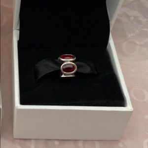 Red Oval Lights Charm item #790312SRU